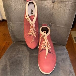 Women’s SAS Gretchen Chukka Boots Red/ Taupe Leather Size 10M